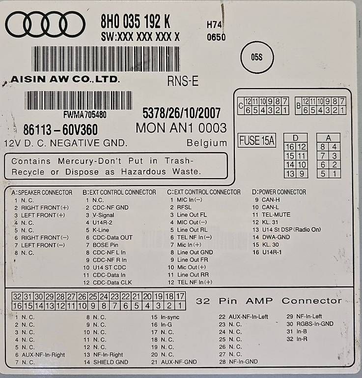 Navigatori: Audi Système de Navigation Plus RNS-E - parfait état – Usato da St-Imier venduto da Leonav_77 4