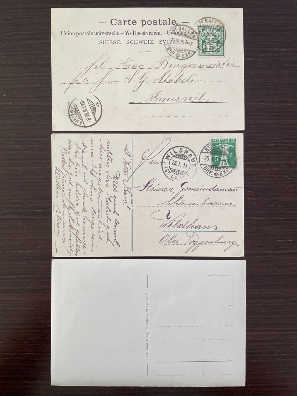 Cartes postales: ST. GALLEN und seine Kirchen, 11 Ansichtskarten – D'occasion à Wald ZH par TLILEF 6