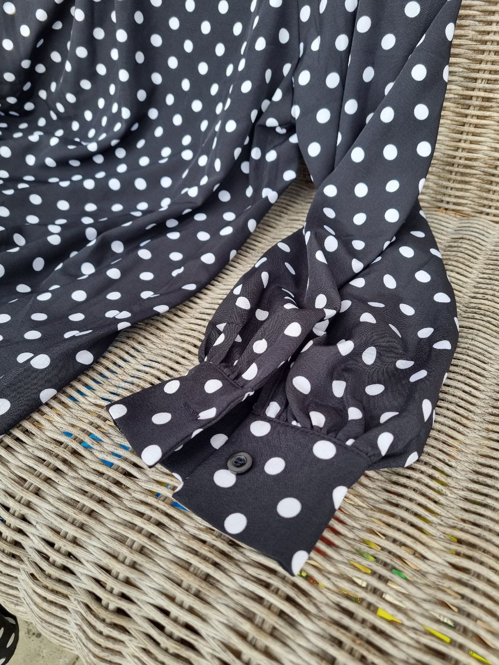 Kleider: Robe à pois, col montant – Neu (gemäss Beschreibung) aus Corbeyrier von Lalaland99 3