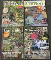 4 Zeitschriften GARTEN Wohnen Dekoration 