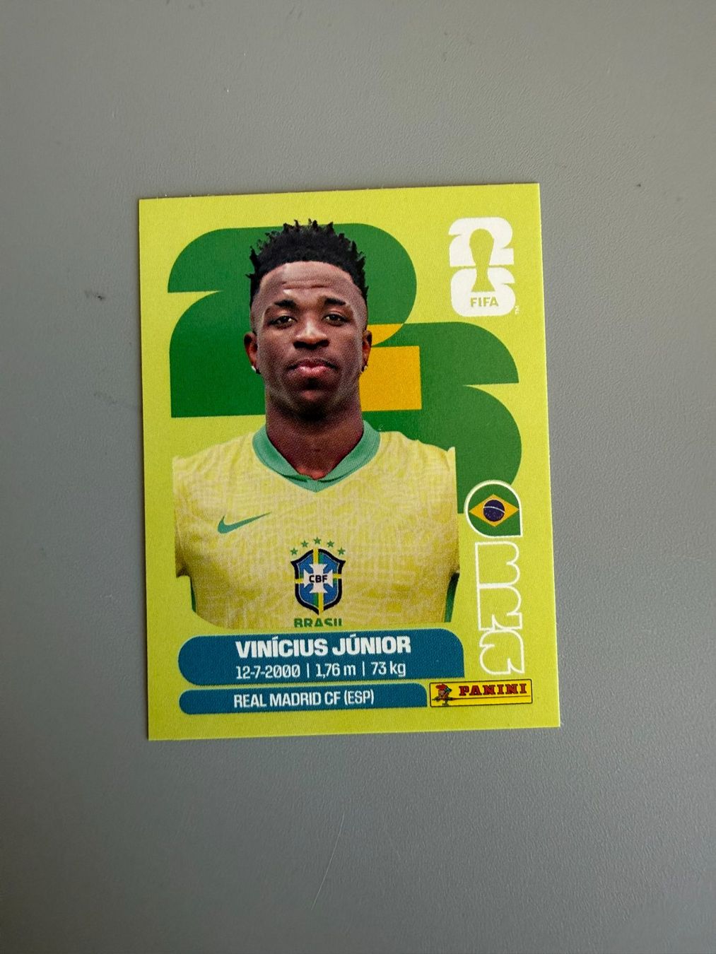 Panini Sammelbilder & Trading cards: Panini Vinicius Junior BRA14 – Gebraucht aus Liebefeld von Ronaldo-1996