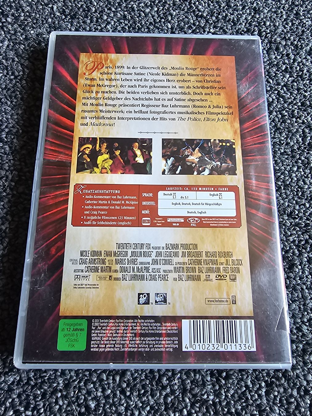 Tutti i DVDs: DVD Moulin Rouge (21333) – Usato da Ruswil venduto da jan_bxl5 1