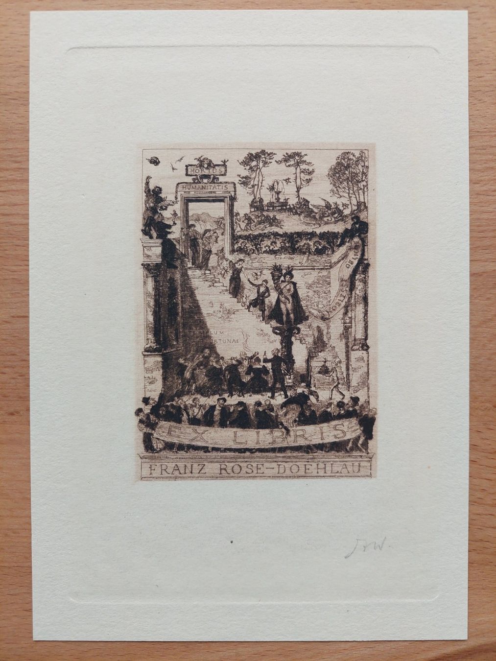 Gemälde: Exlibris Albert Welti - Original Radierung – Gebraucht aus Obfelden von Exlibris-Art 1
