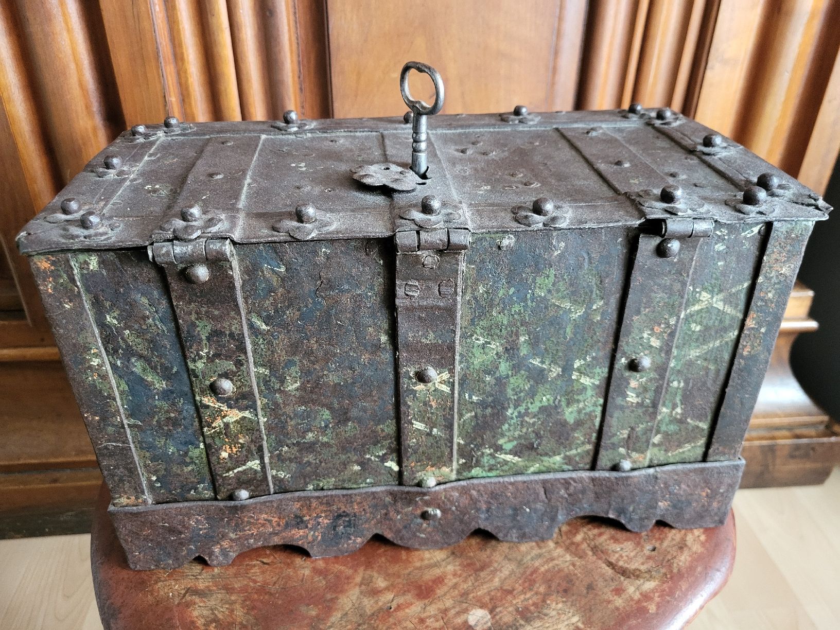 Cassapanche: Eisen Truhe Antik – Usato da Degersheim venduto da Sonnenbiene55 6