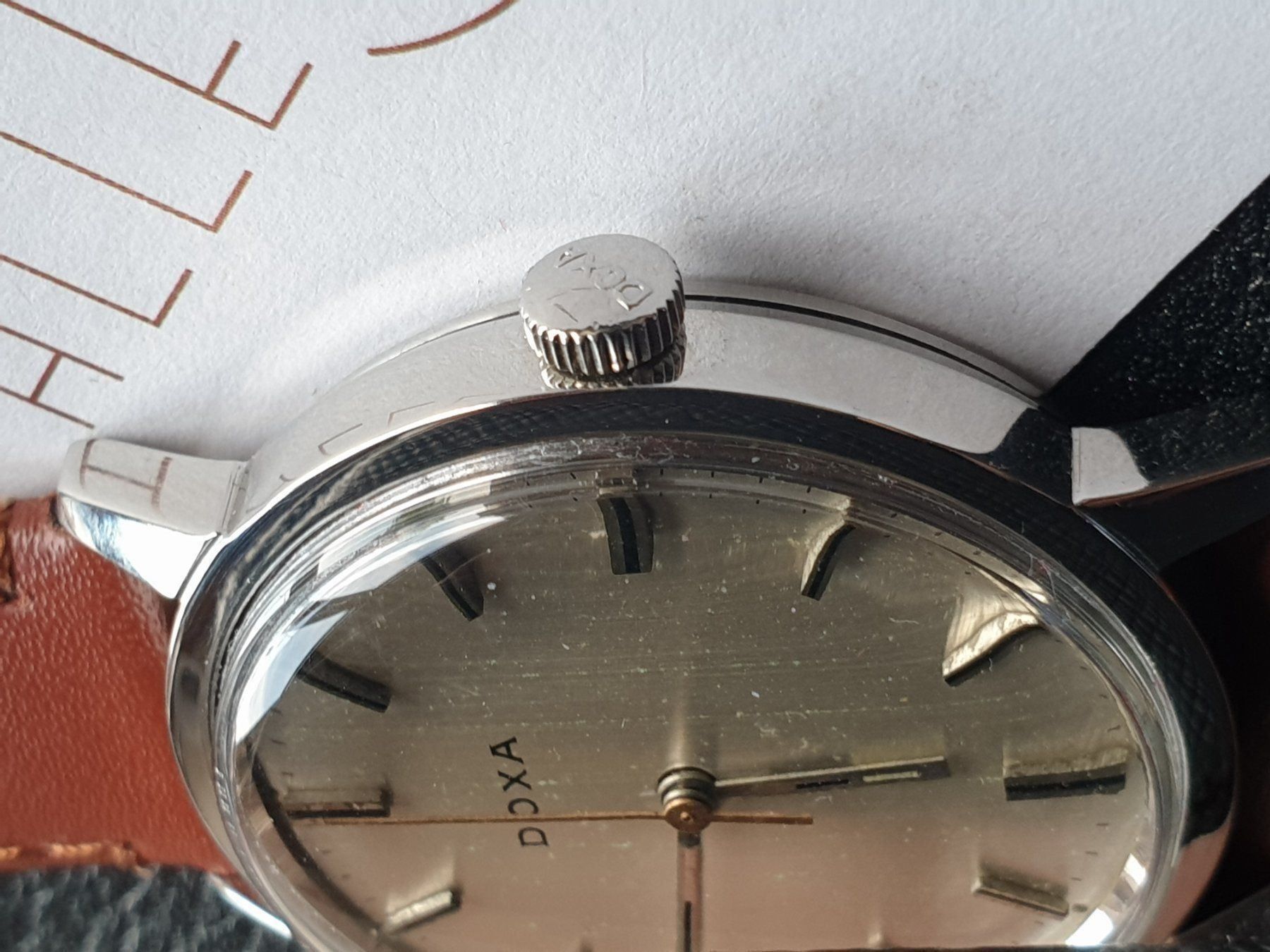 Doxa Orologi: Doxa Handaufzug AZ049 – Usato da Uster venduto da Allezeit 3