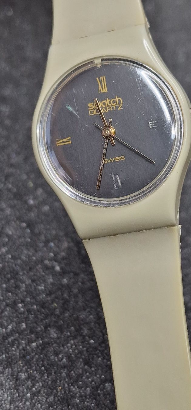 Swatch Orologi: Mega RAR 1983 Swatch LM100, 25mm – Difettoso da Bülach venduto da TimeDealsNow 1