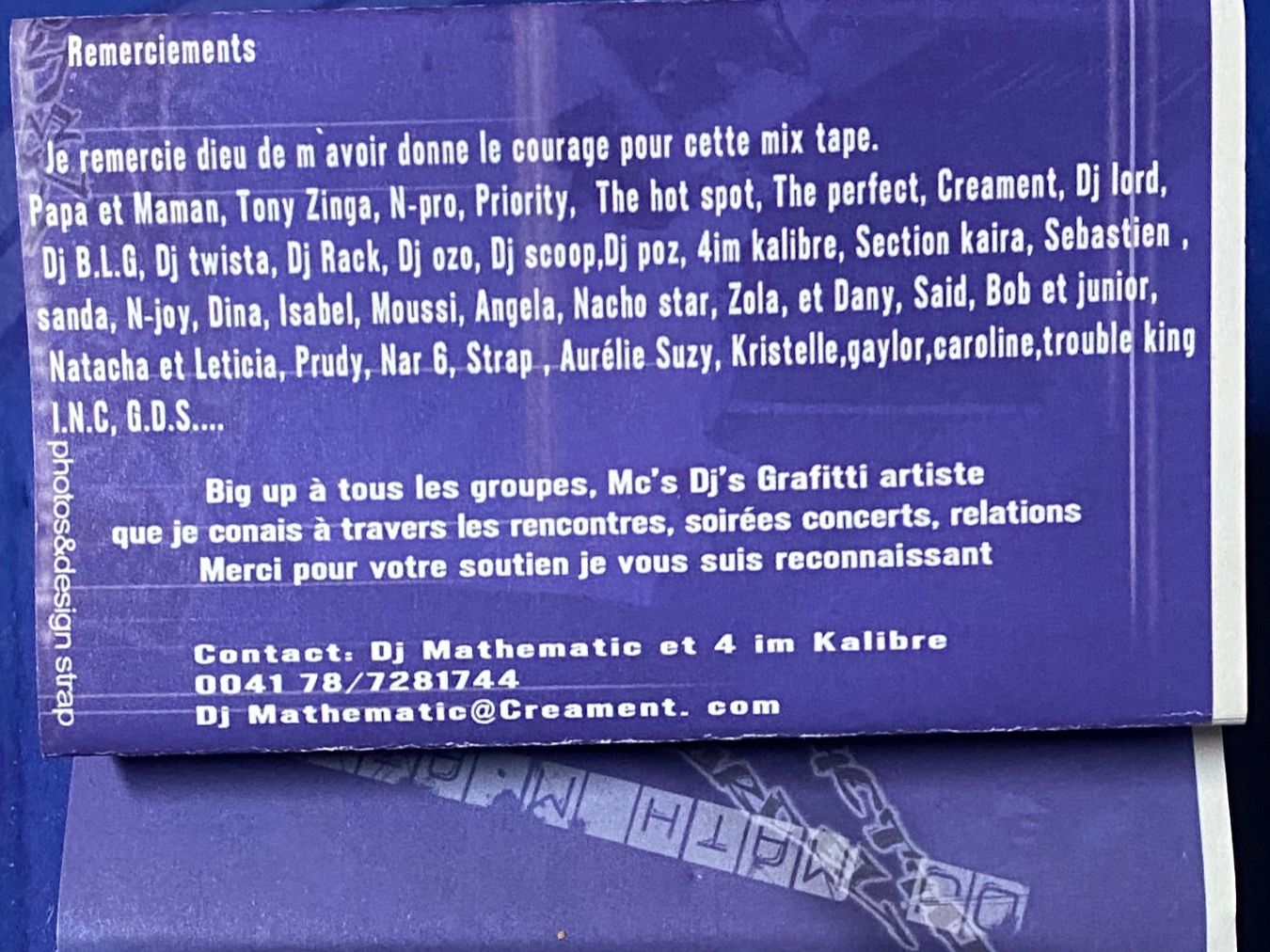 Cassettes audio: DJ Mathematic – Ghetto Bordel – D'occasion à Muri b. Bern par AdidasCollector 5