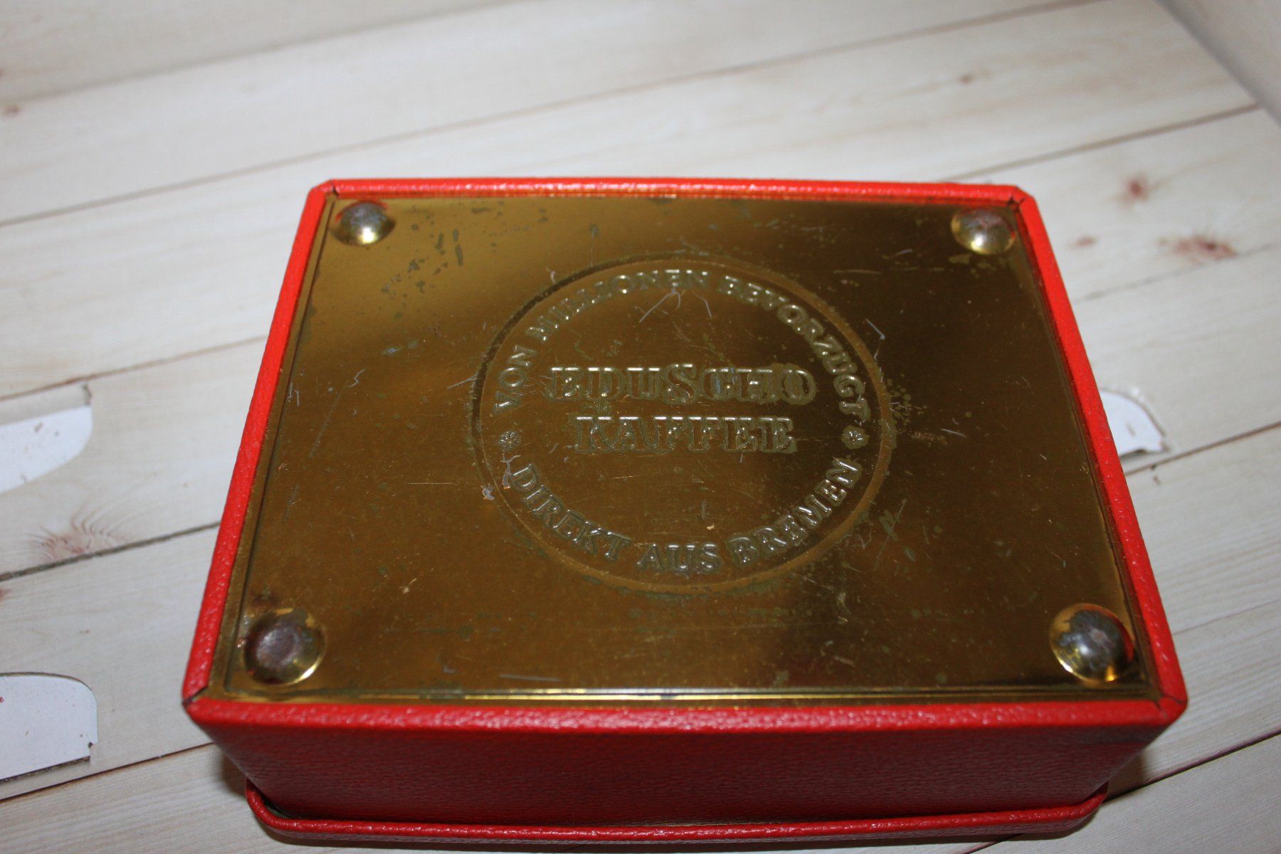 Barattoli: Vintage Blechdose - Eduscho Kaffee Kaffeedose Blech – Usato da Kaden venduto da Buchantiquariat 2
