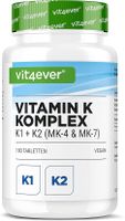 Vitamin K Komplex K1 K2 MK4 MK7 180 Tabletten