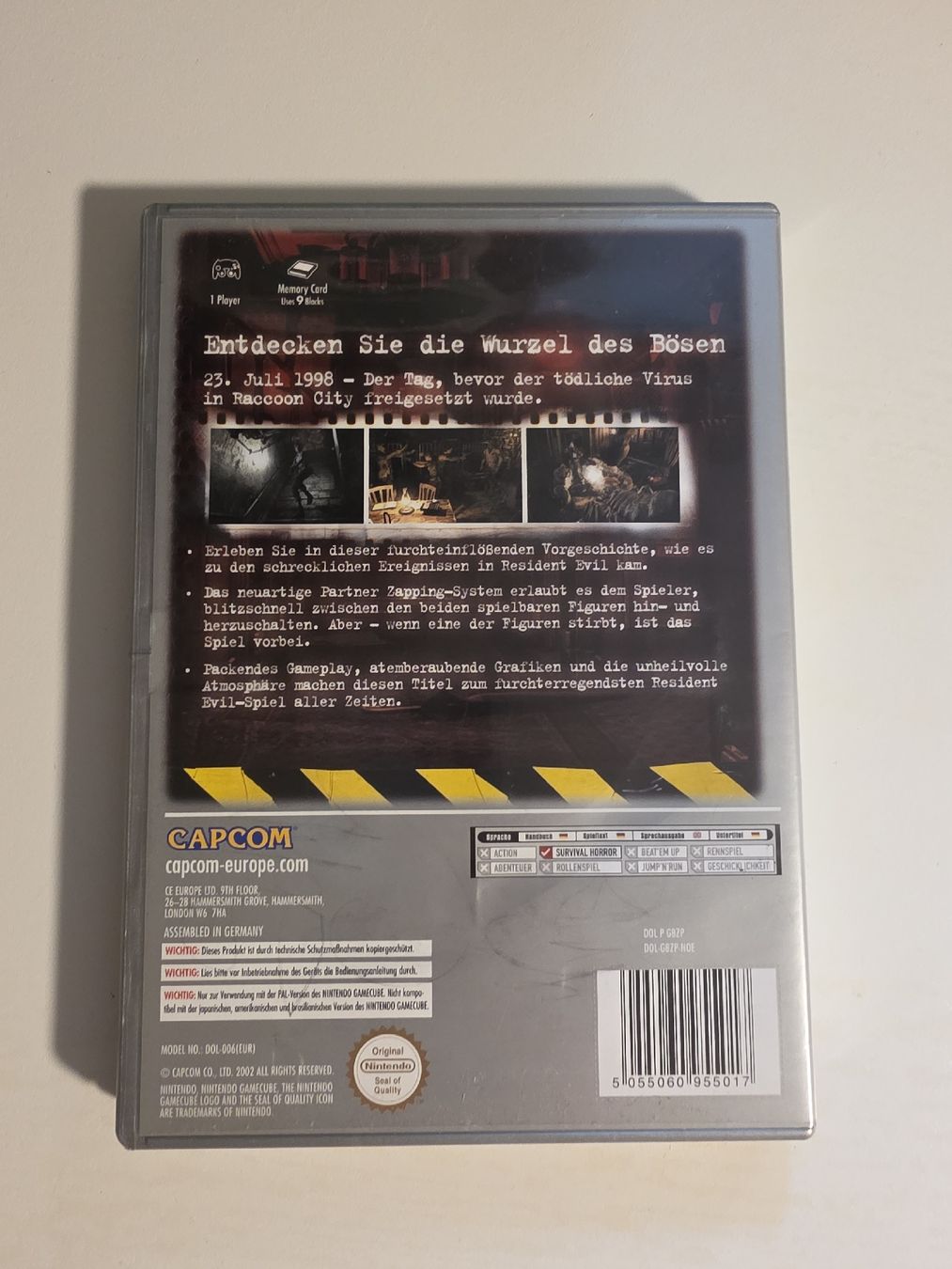 Nintendo Jeux: Resident Evil Zero GameCube PAL DE CIB – 2 Discs – D'occasion à Tafers par whereyogamesat 1