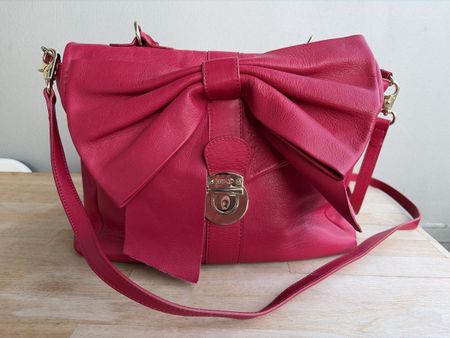 Eche Valentino Handtasche mit Schleife