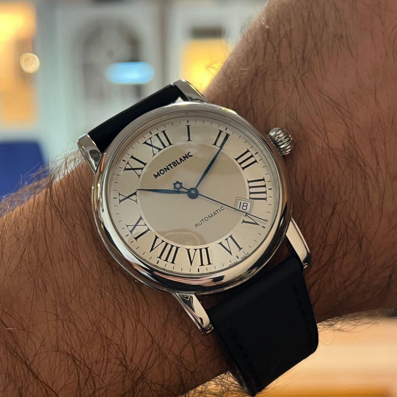 Montblanc Montres: Montblanc Star Meisterstück Automatic Date 7068 – D'occasion à Carouge GE par Watchaser 3