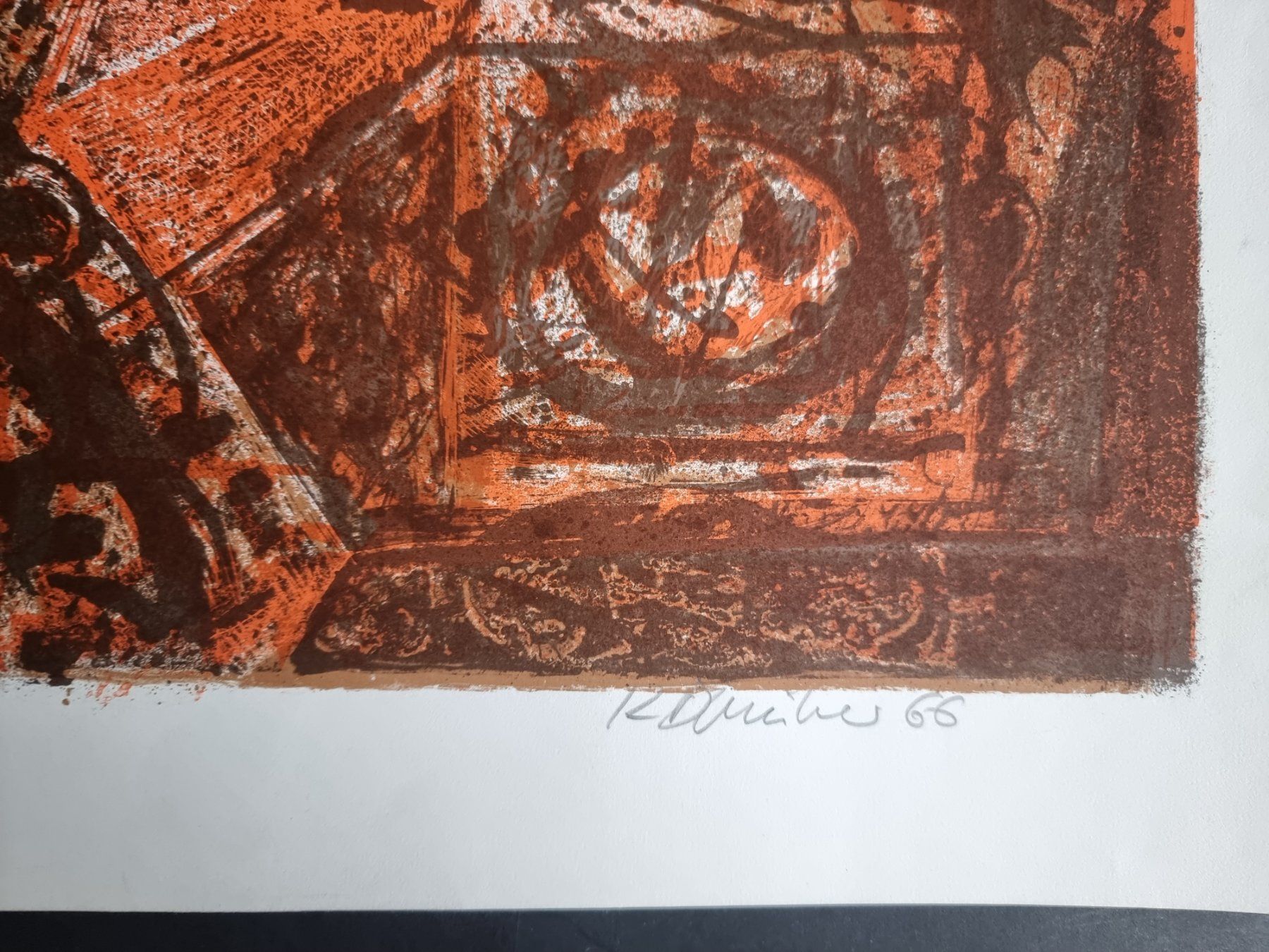 Grafica & Litografie: KLAUS DÄNIKER LITHOGRAPHIE SIGNIERT – Usato da Gersau venduto da grafik-kunst 2