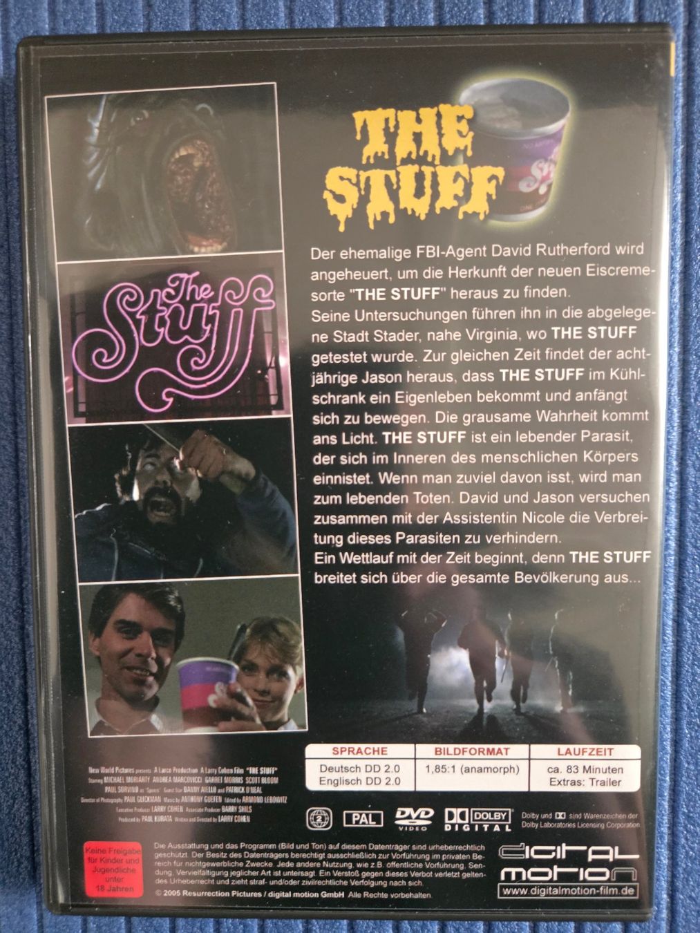Alle DVDs: DVD The Stuff Larry Cohen – Gebraucht aus Mollis von Cadillac58 2