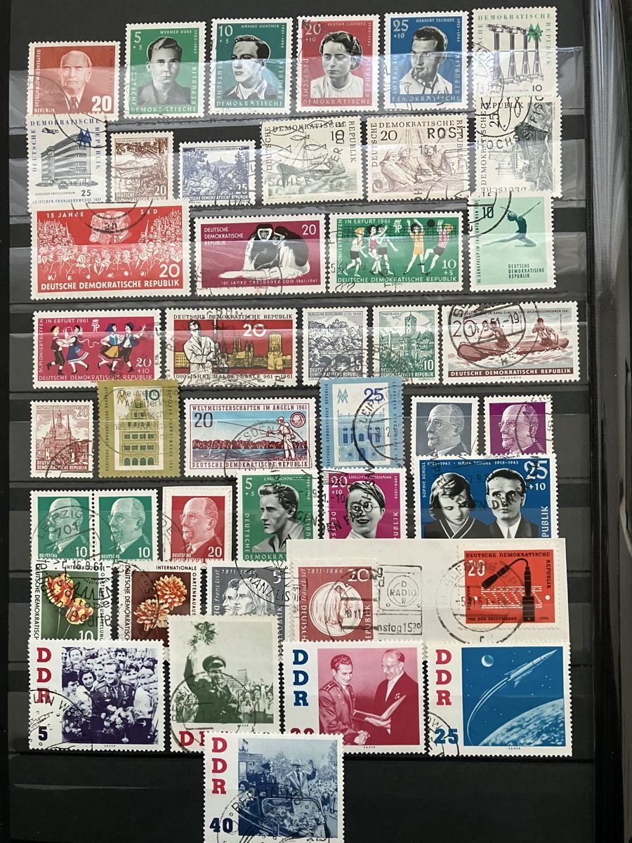 Tutti i francobolli: Deutschland DDR gest/postfr 6s 1949-61 – Usato da Cham venduto da Diablo1232 5