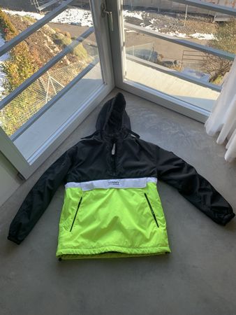 Tommy Jeans Jacke  - Übergangsjacke Gr. L schwarz neongelb
