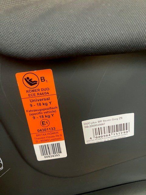 Britax Römer Seggiolini per auto: Kinder Autositz Britax Römer DUO PLUS mit Isofix – Usato da Zürich venduto da rst_ZH 4