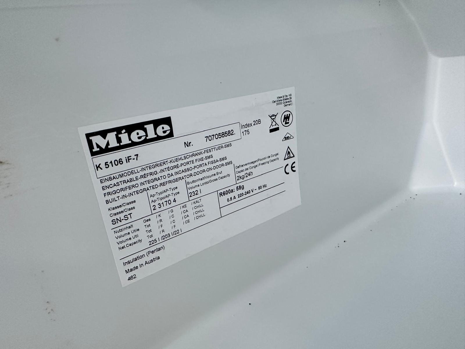 Miele Frigoriferi: Kühlschrank Einbaukühlschrank Miele – Usato da Spreitenbach venduto da Space_X 9