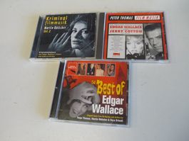 CD Rarität - 3x Soundtrack - Edgar Wallace