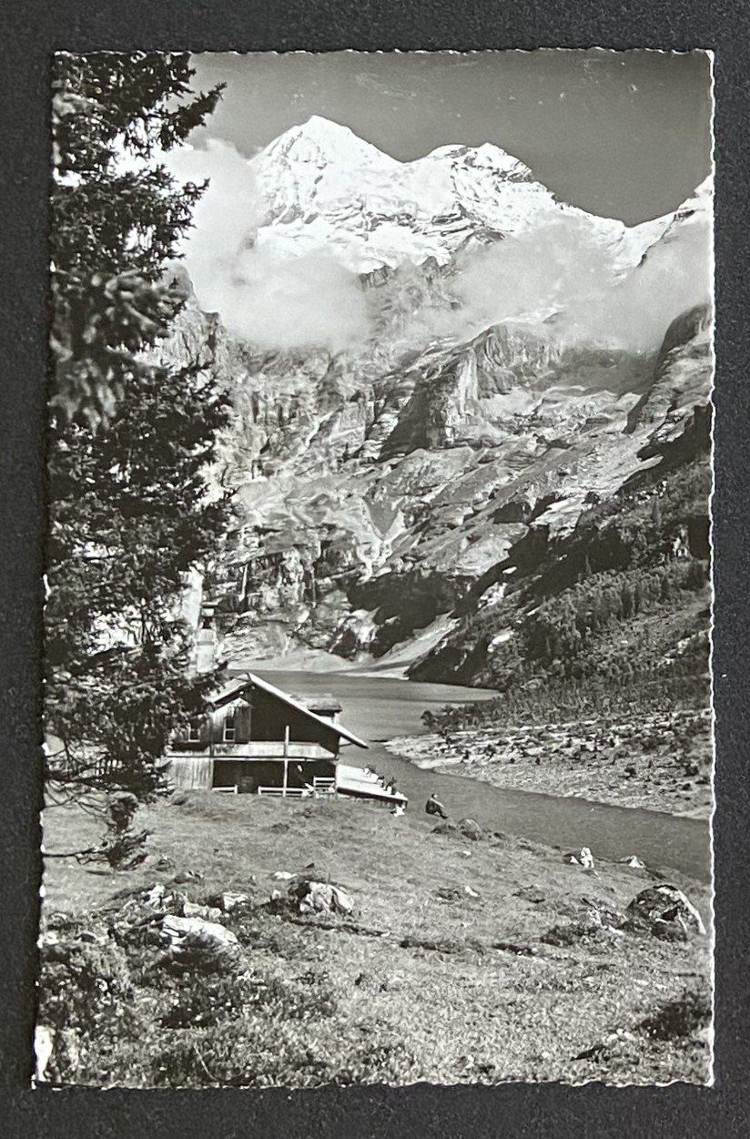 Cartoline postali: AK Oeschinensee mit Blümlisalp – Usato da Böckten venduto da Hansi36