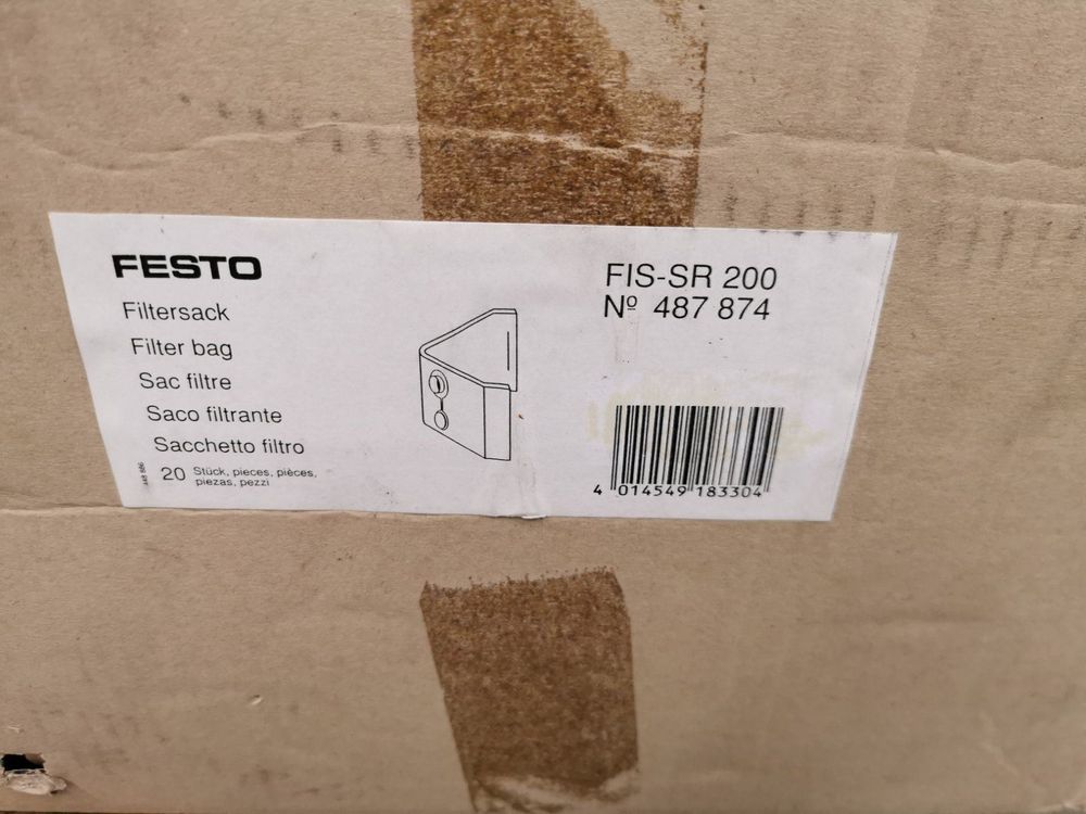 Vhbw 5x Sacs Compatible Avec Festool SR 151 E-AS, SR 151 LE-AS, SR 200 E Sr 201 E As Sr 201 Le As Aspirateur 34cm X 665cm 18199511