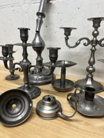 Konvolut Zinn Kerzenständer diverse Marken ca6 kg