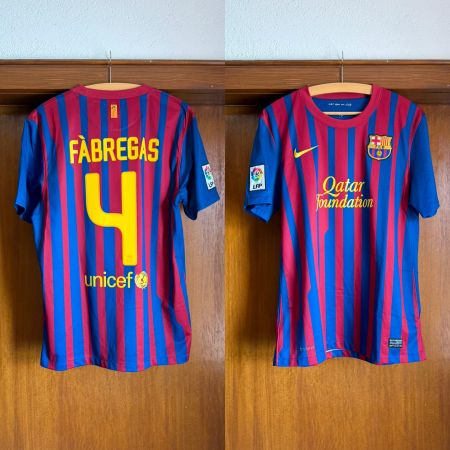 Original Nike FC Barcelona Heim Trikot, Fàbregas #4, Gr. M
