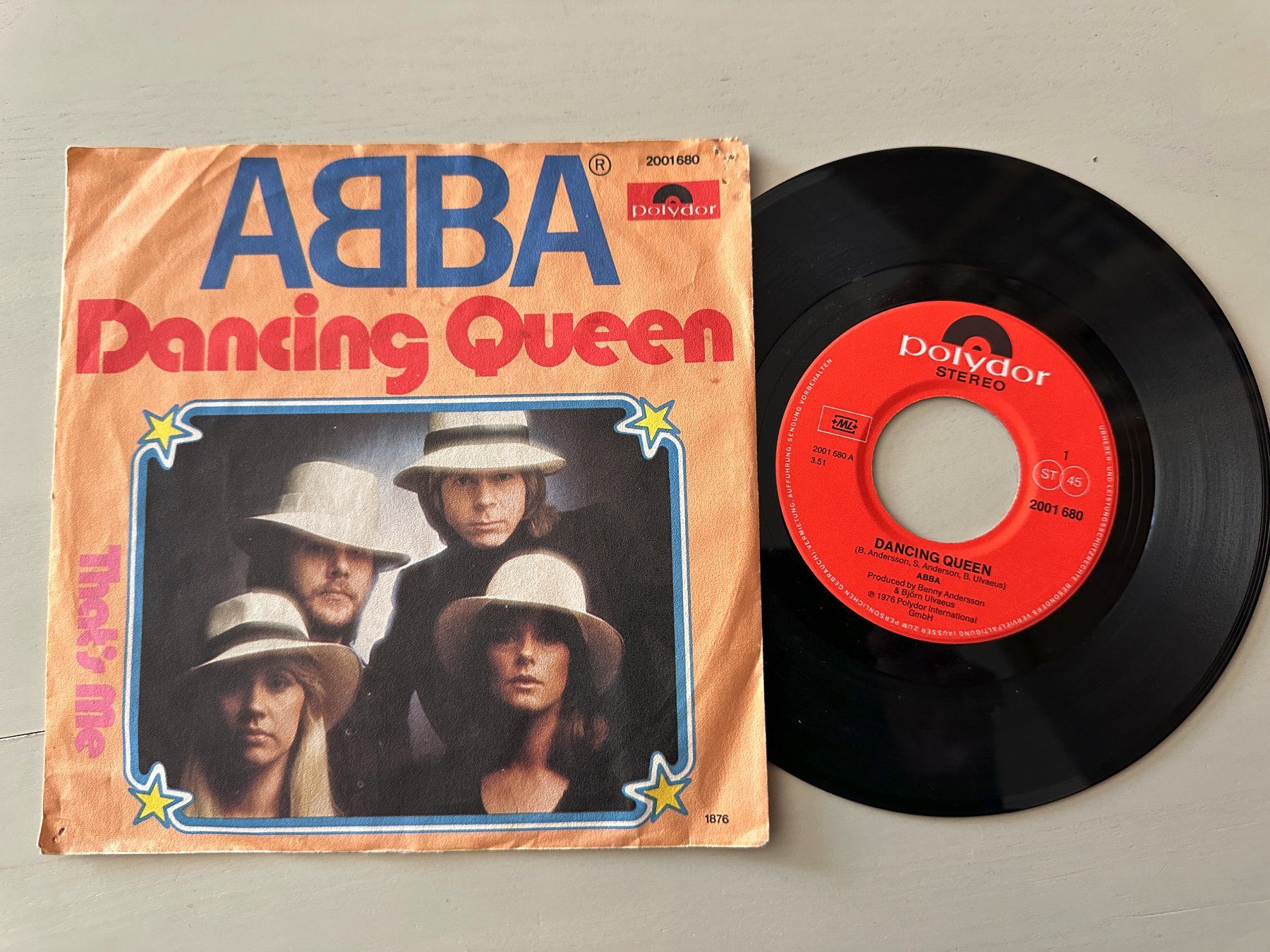 Dischi in vinile: ABBA tolle Single Dancing queen Kult Top Schweizer Pressung – Usato da Basel venduto da Partridge