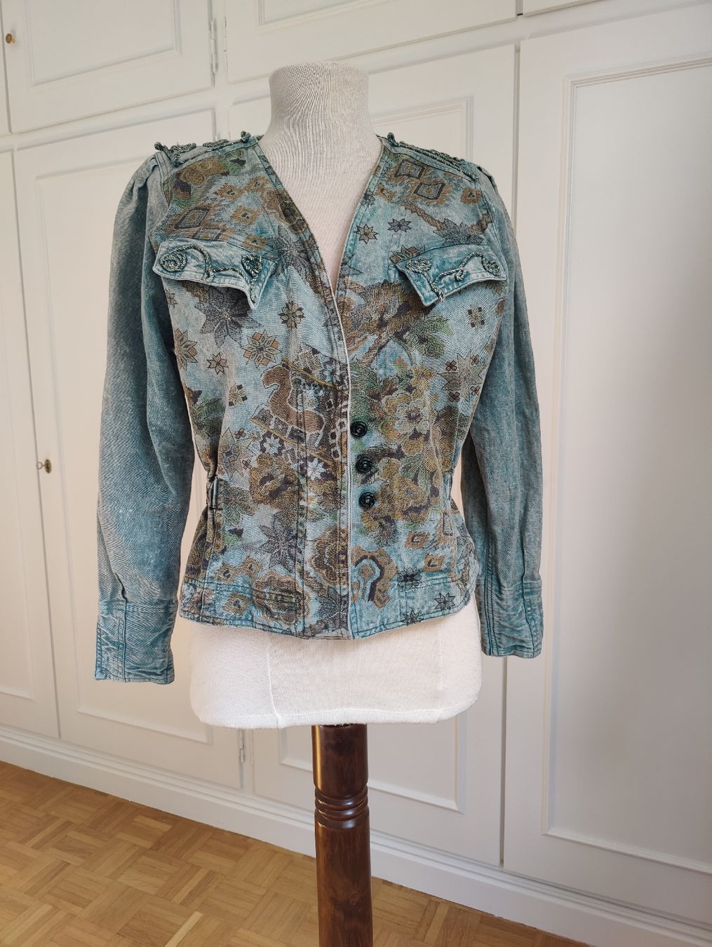 Jacken: Rare Vintage 80's Patterned Denim Jacket  – Gebraucht aus La Tour-de-Peilz von dAutrefois 7