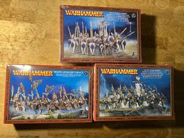 WARHAMMER FANTASY Hochelfen Infanterie Bausätze Set