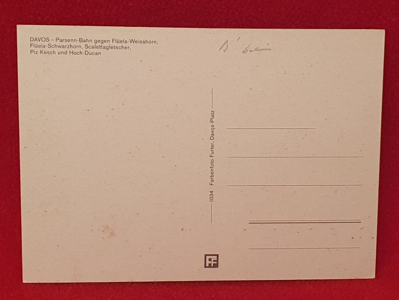 Cartes postales: Davos Graubünden Parsenn Bahn Viadukt – D'occasion à Küttigen par Melisch1000 1