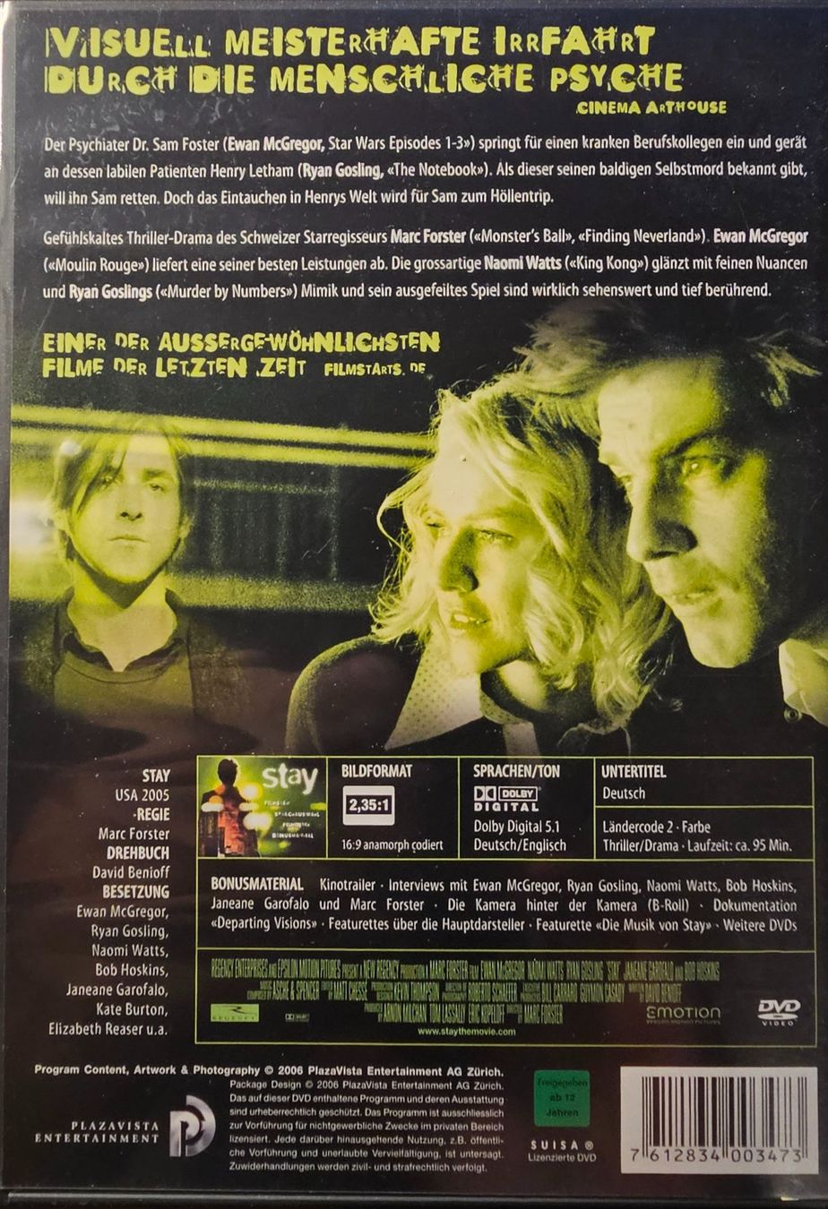 Alle DVDs: Stay – Gebraucht aus Wahlen b. Laufen von Cg10 1