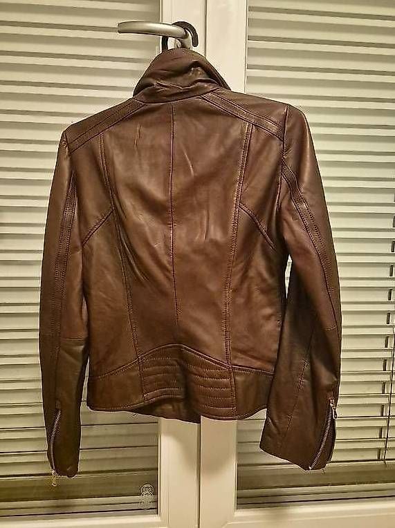 Mango Vestes: Bikerjacke aus Nappaleder – Neuf (Voir description) à Uerkheim par Pod23 2