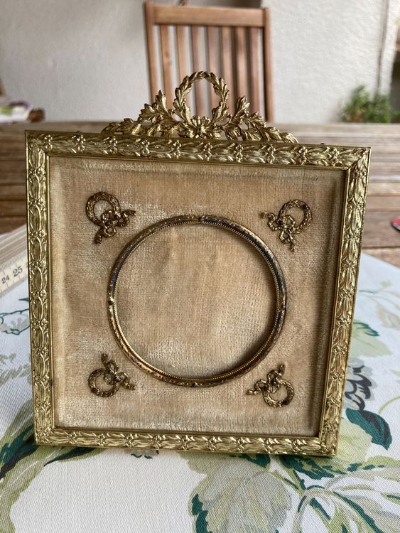 Ovaler Bilderrahmen Im Vintage-Stil – Goldfarben, Aus Harz, 10,5x8,5 Cm, Für Fotos & Kleine Kunst
