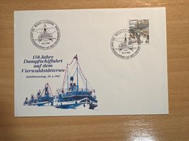 Briefmarke: 150 Jahre Dampfschifffahrt Vierwaldstättersee