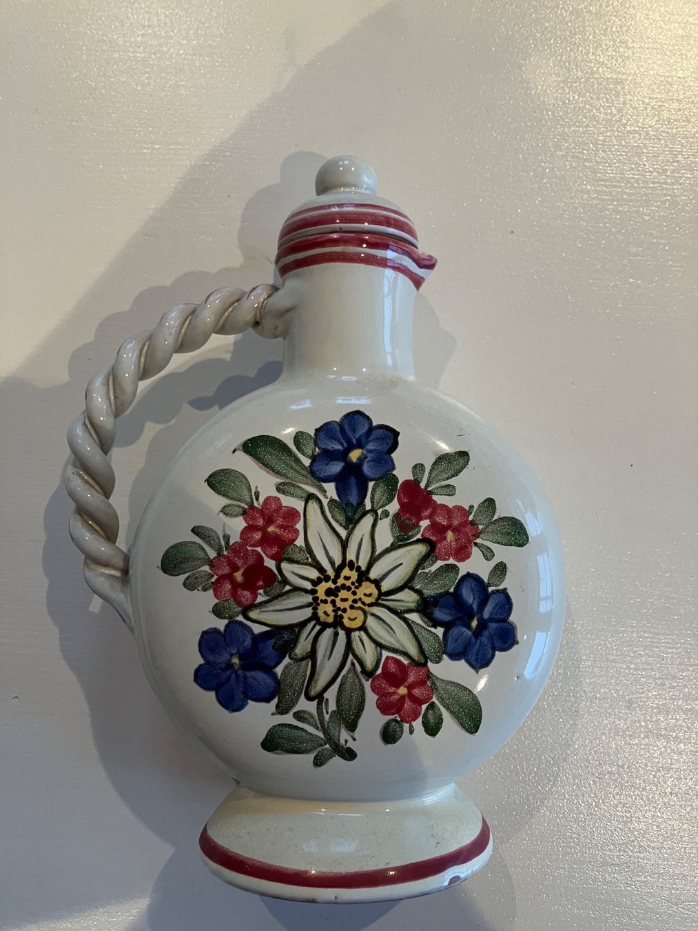 Caraffe: Flasque à schnaps poterie de Gruyère – Usato da Arconciel venduto da chance22 1