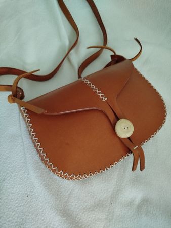 Handtasche aus Kernleder