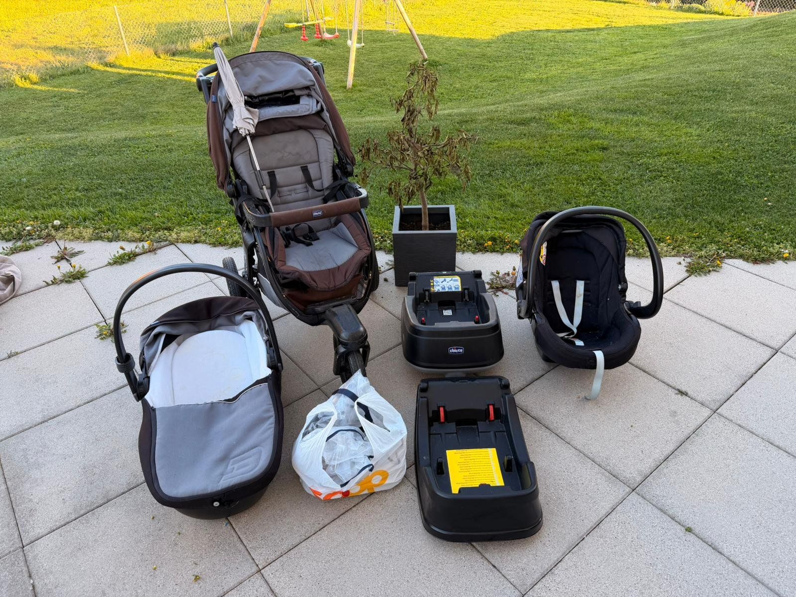 Chicco Carrozzine: Full set pousette Chicco Activ 3 – Usato da Oulens-Echallens venduto da celinecoco