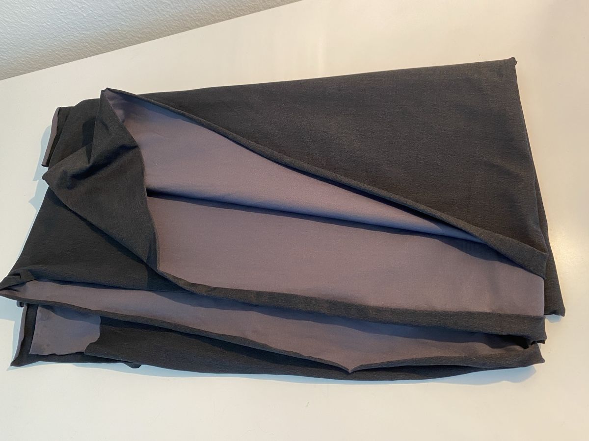 Tessuti: Verdunklung Stoff beschichtet Graublau ca 90-155 – Nuovo (secondo la descrizione) da Flawil venduto da sonnengeist