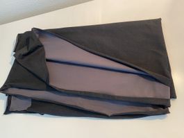 Fenster Verdunklung- Stoff beschichtet Graublau ca 90-155