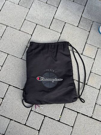 Champion Turnbeutel Schwarz, neuwertig für Sport, top!