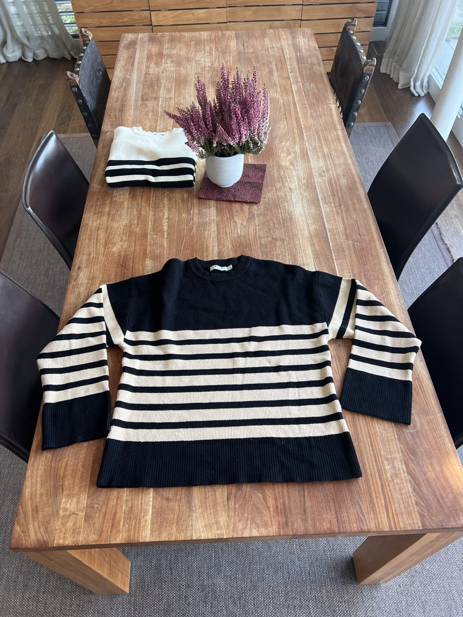 Pulls & Sweat-shirts: 2 NA-KD Pullover gestreift Navy Grösse S – D'occasion à Erlenbach ZH par schnflck 2