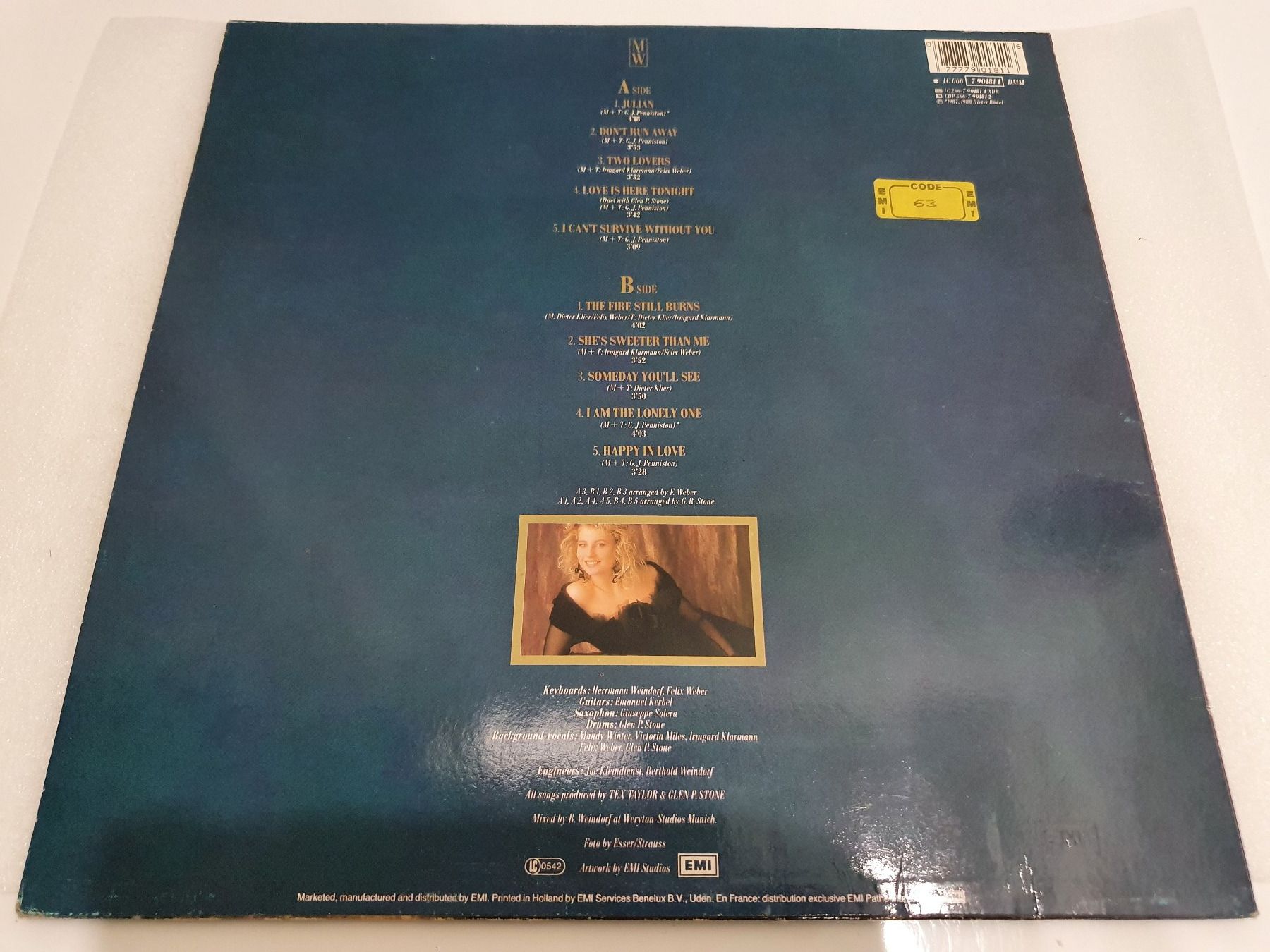 Dischi in vinile: Mandy Winter – Julian – Usato da Uster venduto da Vinyl-Leidenschaft 1