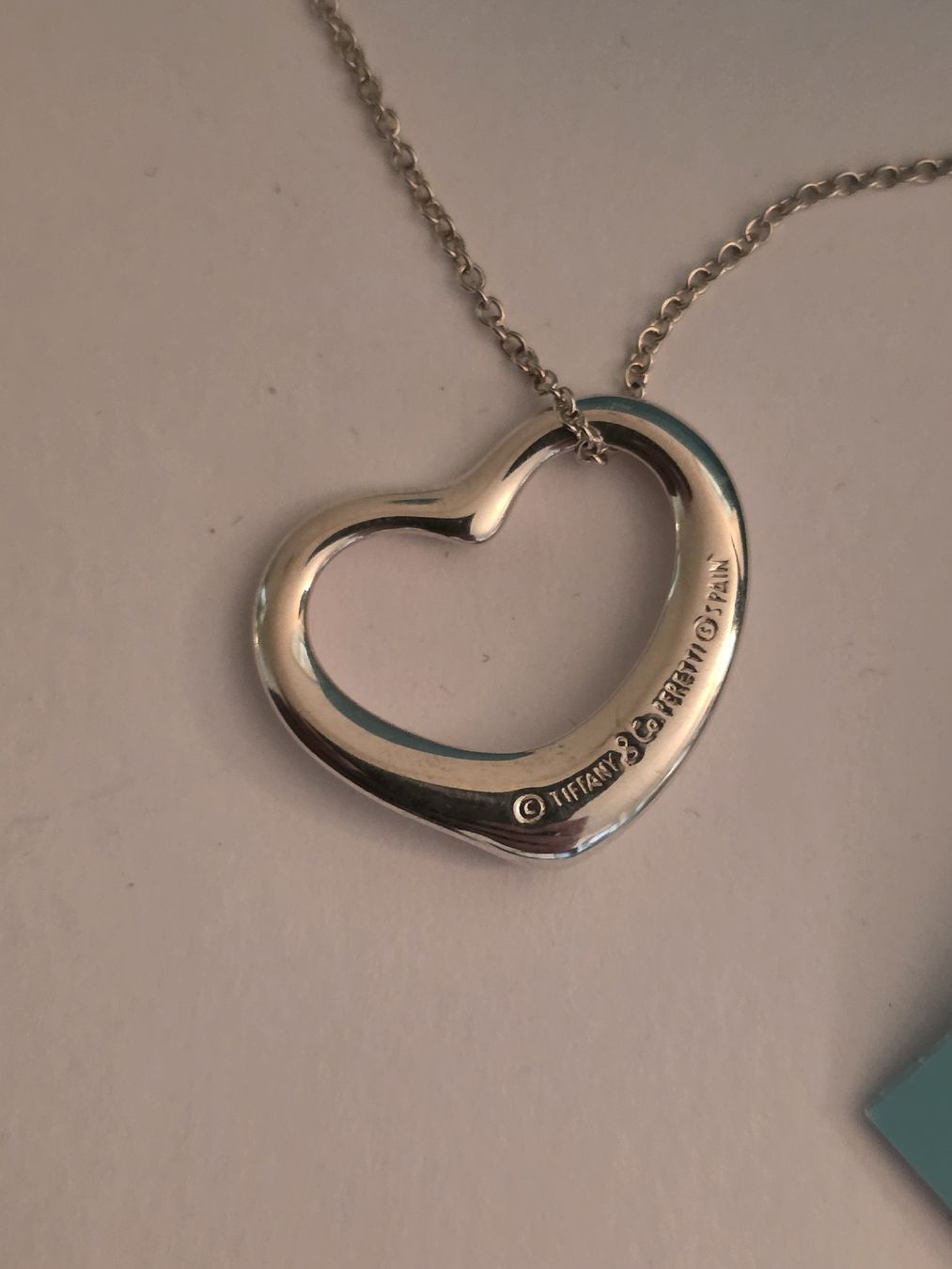 Tiffany & Co. Catenine: Tiffany & Co. 925 Silber Open Heart NP 730 – Usato da Binningen venduto da lieblingsstyle 7