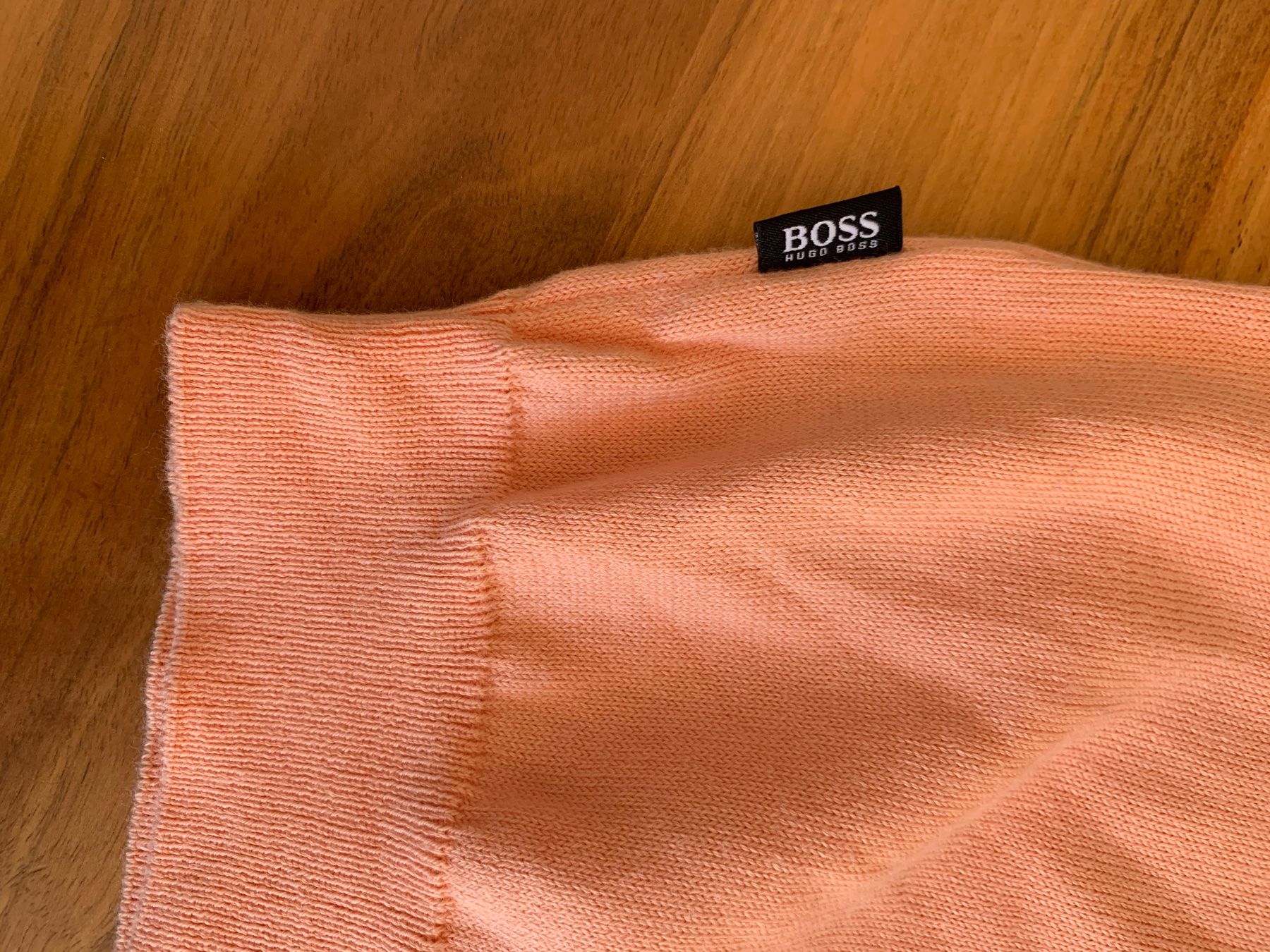 Hugo Boss Pullover & Sweatshirts: Hugo BOSS lachfarbener Feinstrick Pullover Gr. XL – Neu (gemäss Beschreibung) aus Meiringen von Jackwashere 3