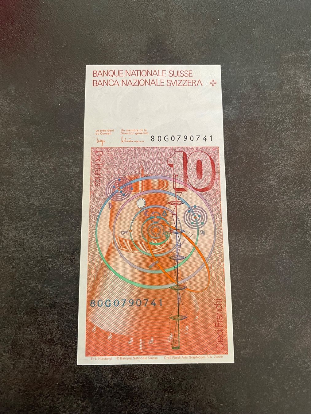 Billets de banque: Ancien Billet 10 Francs Suisse – D'occasion à Vallamand par  1