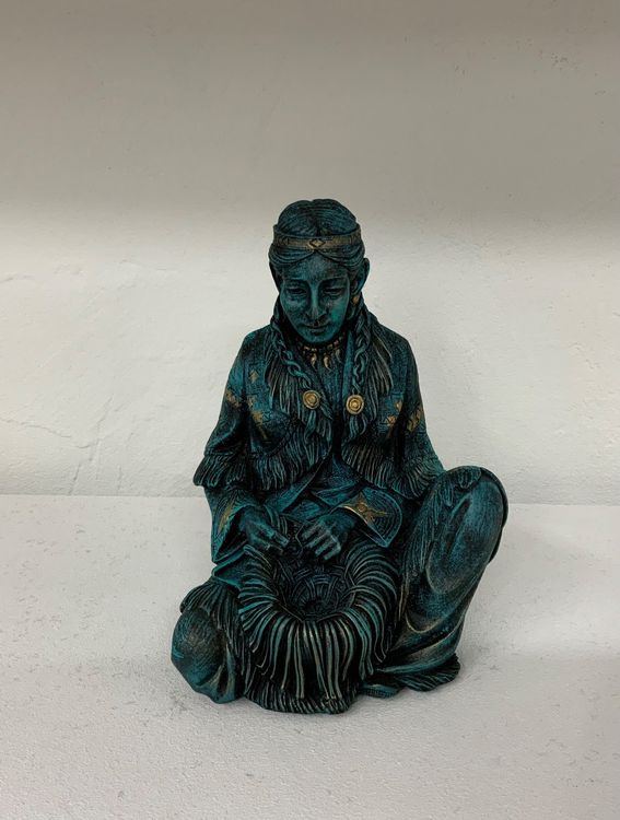 Statuette: Indianerin grün – Usato da Oberwil - Lieli venduto da Beeri_5