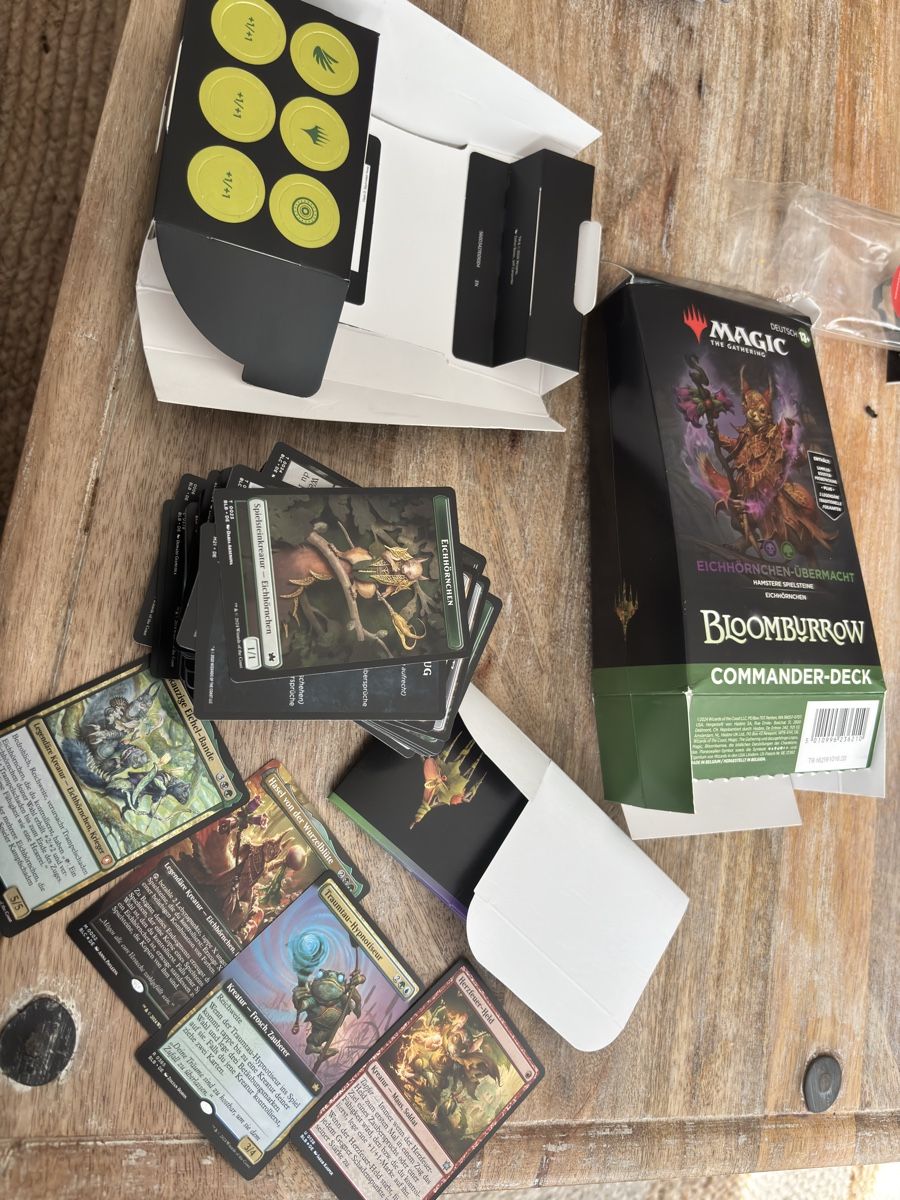 Magic The Gathering Carte collezionabili: Magic The Gathering BloomBurrow Commander Deck Deutsch – Usato da Steinmaur venduto da BobsCards 1