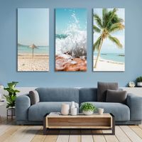 Riesig 🔝 SUPER PREIS 💲 Wandbild 120x80 NEU / Strand Meer