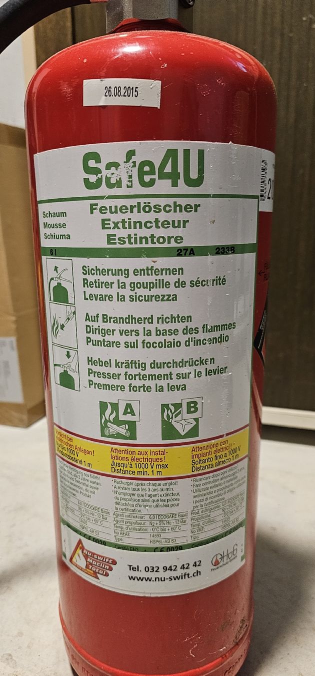 Estintori: Feuerlöscher Schaum – Nuovo (secondo la descrizione) da Balsthal venduto da Koala606